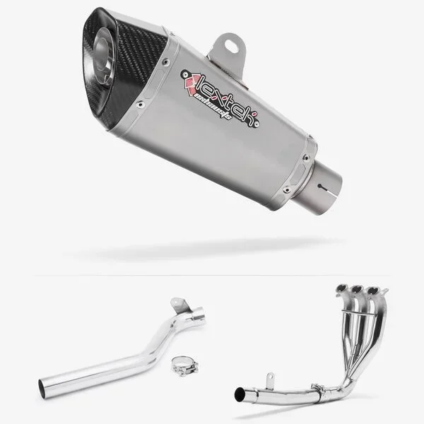 Lextek Stainless Steel XP10 Matt Exhaust System 210mm for Triumph Tiger 1050 Sport (13-21)