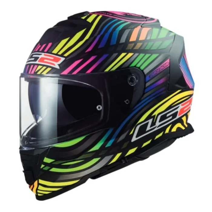 LS2 FF800 Storm 2 Power 22.06 – Matt Black/Rainbow