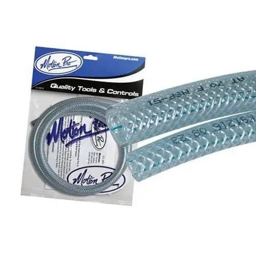 MOTION PRO 12-0058 Mp Braided Vinyl Fuel Line, 3/16 Id X 3 ft