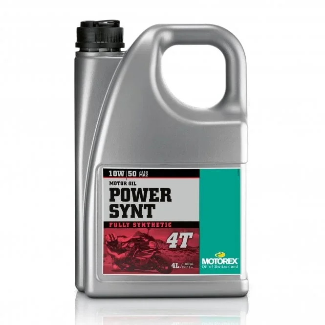 Motorex – Power Synt 4T Fully Synthetic Pro Performance JASO MA2 10w/50 4L – 7300049
