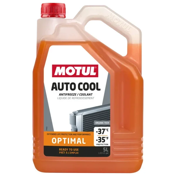 MOTUL AUTO COOL OPTIMAL – 37C 5 LITRES – Oils & Lubricants