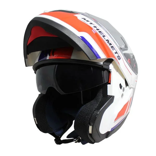 MT Atom SV Raceline Helmet White Red Blue
