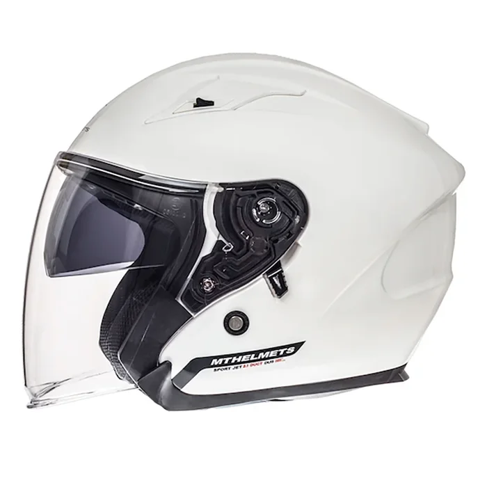 MT Helmets Avenue White XS – Open Face Helmets