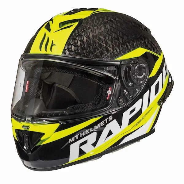 MT Rapide Pro Carbon Helmet Carbon Flu Yellow