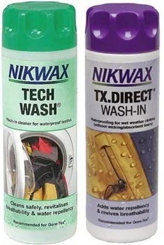 Nikwax TX Direct Wash & Tech Wash 300ml Twin Pack