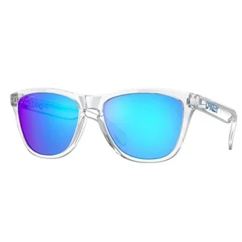 Oakley Frogskins Sunglasses (Clear) Prizm Sapphire Lens