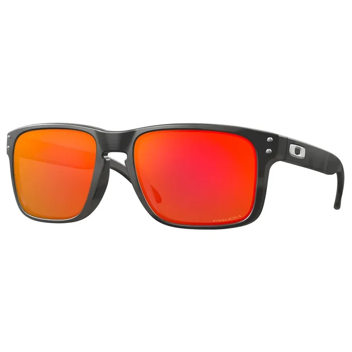 OAKLEY HOLBROOK SUNGLASSES (BLACK CAMO) PRIZM RUBY LENS