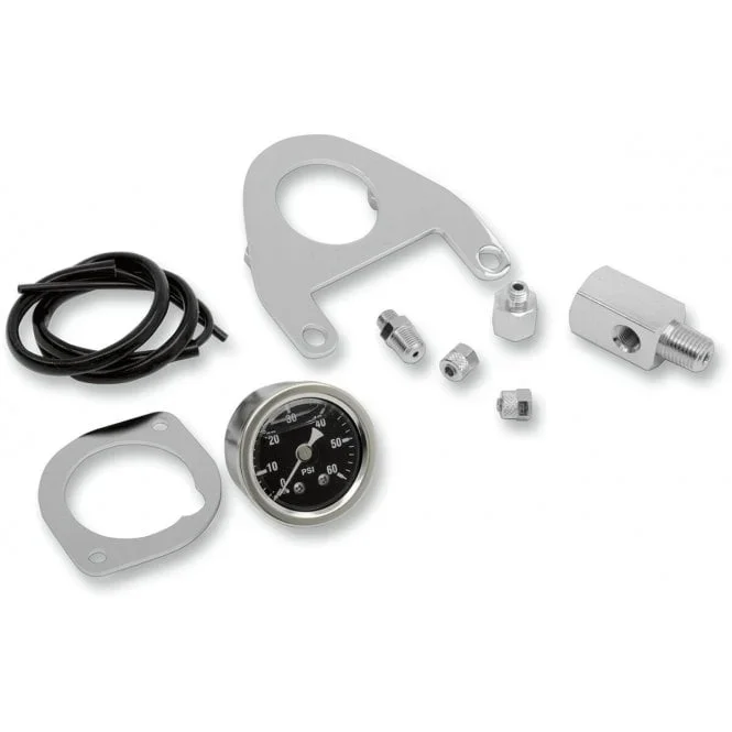 Oil Pressure Gauge Kit Dyna, Softail, Classic, Touring