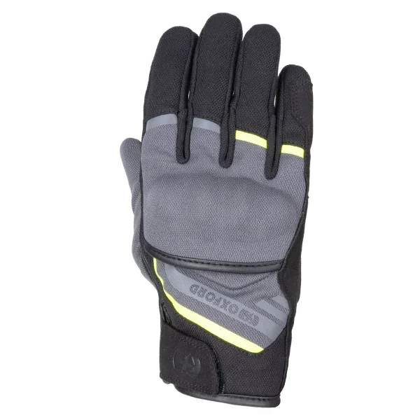 Oxford Dakar 1.0 MS Glove Charcoal/Yellow – Textile Gloves
