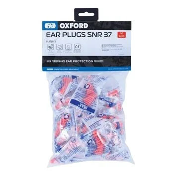 Oxford Ear Plugs SNR 37 – Value Pack (50 Pairs)
