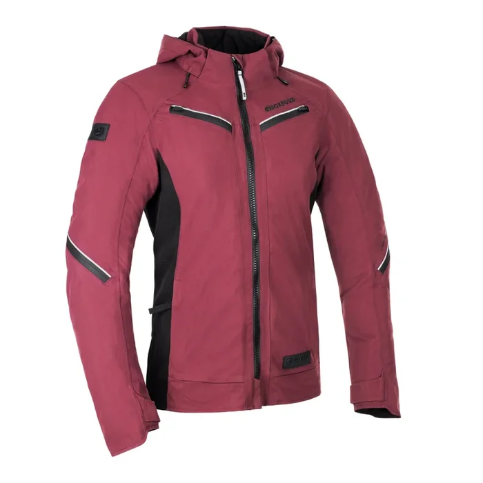 Oxford Mondial Street D2D Ladies Jacket – Plum