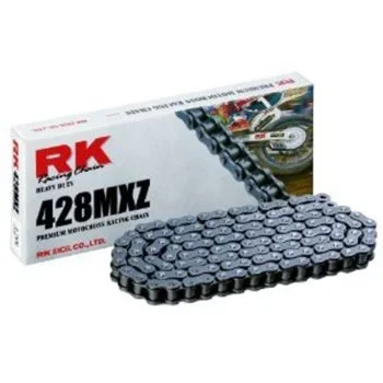 RK 428MXZ Silver Motocross Chain (122 Links)