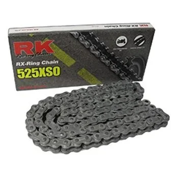 RK 525 XSO Silver X-Ring H.Duty Road Bike Chain (108 Links)