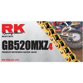 RK GB 520 MXZ4 Gold Chain Motocross Heavy Duty (102 Link)