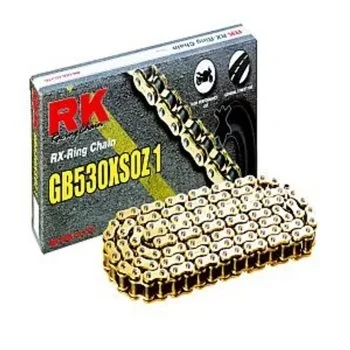 RK GB530 XSO/Z1 Gold X-RING Road Bike Chain (126 Link)