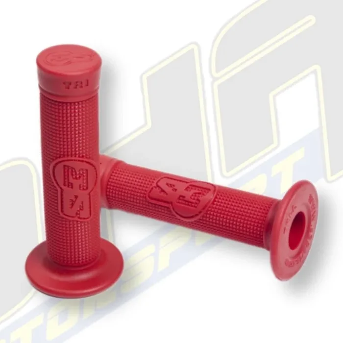 S3 Tri Trials Handlebar Grips – RED