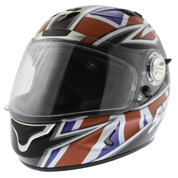 Scorpion Exo 1000 Dograge Helmet Red Blue