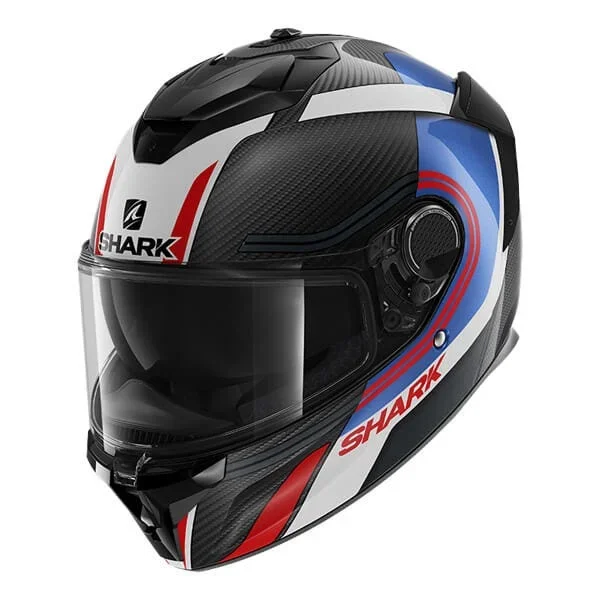 Shark Spartan GT Carbon Tracker – Carbon/Blue/Red