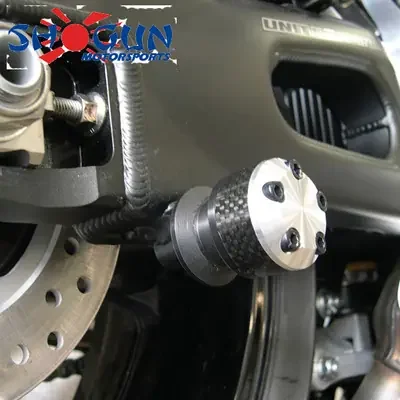 Shogun Kawasaki Ninja 250 08-12 Carbon Fiber Swingarm Sliders