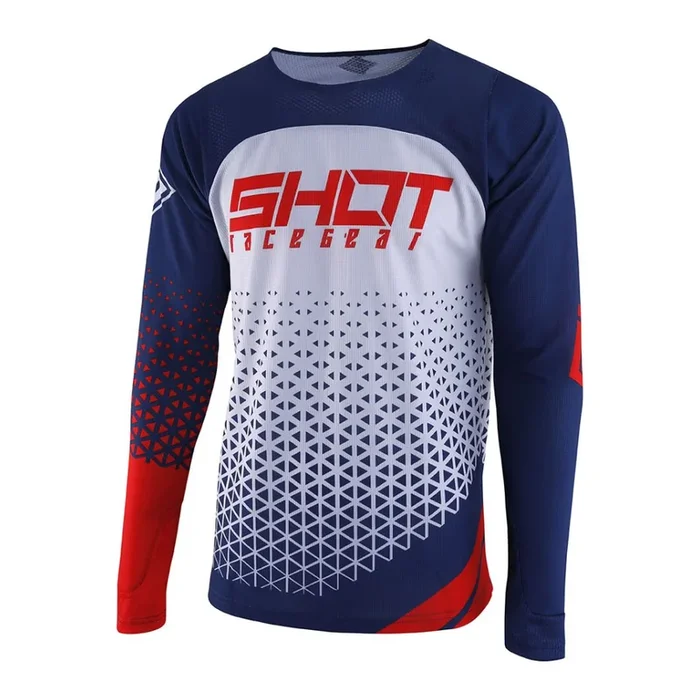 Shot Aerolite Delta MX Jersey – Blue/Red