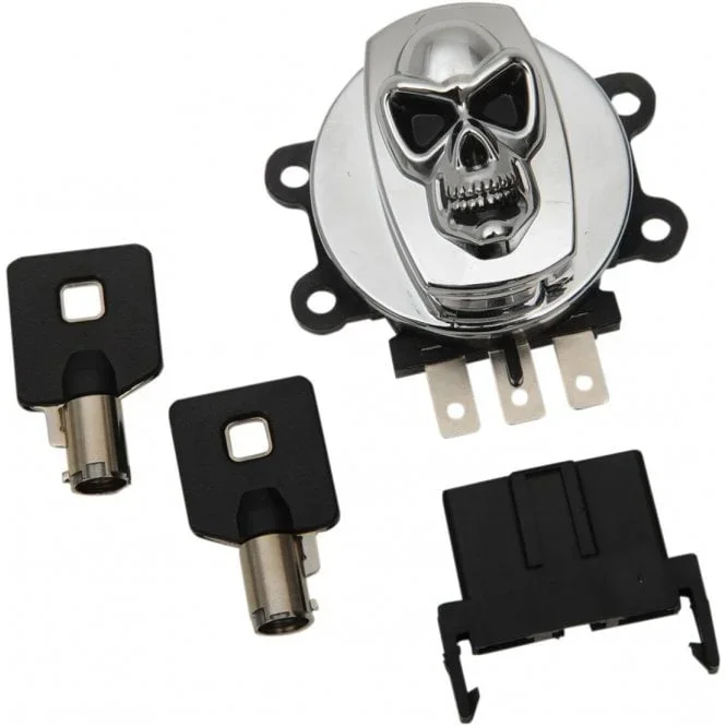 Skull ignition Switch Dyna, Softail, Classic, Touring