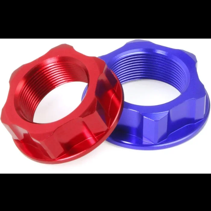 STEERING STEM NUT CR/CRF 125-450 04-22 RED