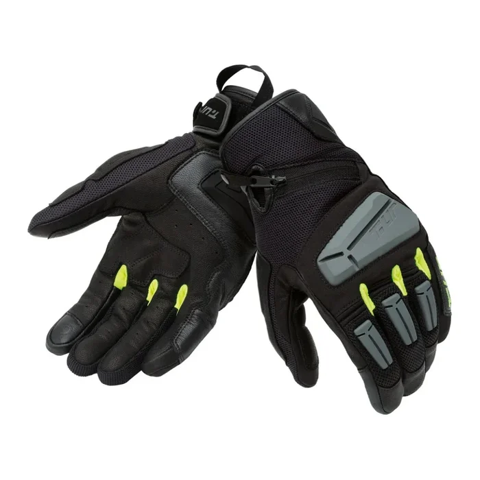T.UR G-Four Gloves – Black/Fluo Yellow