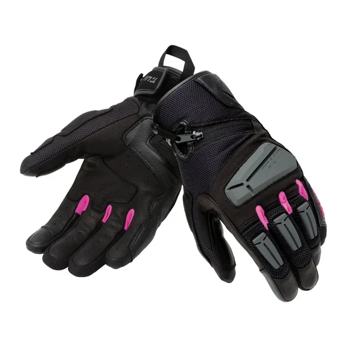 T.UR G-Four Ladies Gloves – Black/Fuchsia