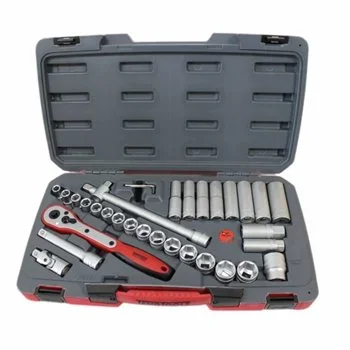 Teng 1/2″ Drive SOCKET SET Standard & Deep 34 Piece – T1234