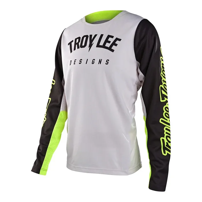 TROY LEE DESIGNS YOUTH GP PRO JERSEY BOLTZ FOG FLO YELLOW