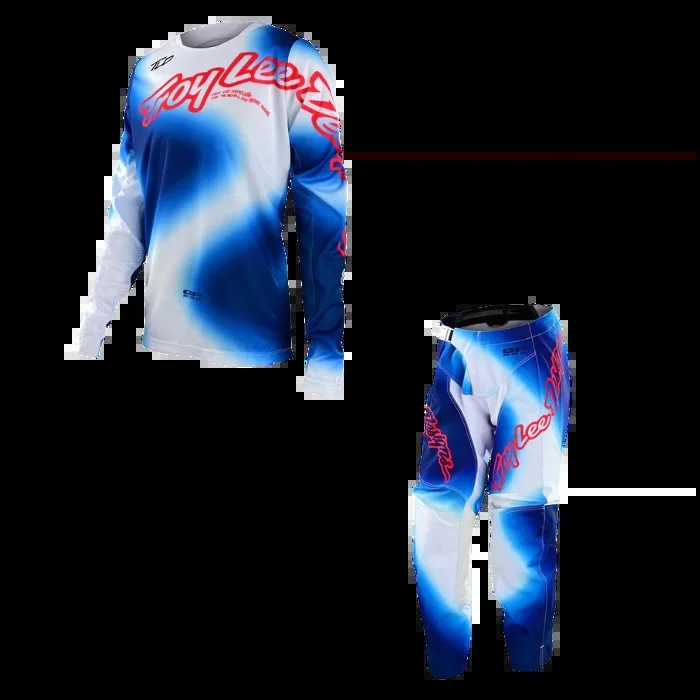 TROY LEE DESIGNS YOUTH GP PRO KIT COMBO LUCID WHITE BLUE