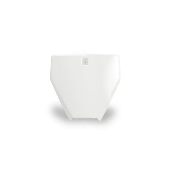 UFO FRONT NUMBER PLATE (WHITE) HUSQVARNA TC125/FC250-450 16-22 TC250 17-22