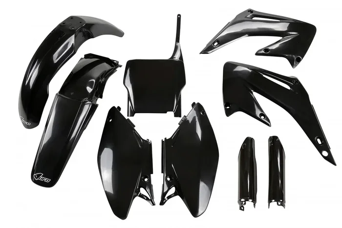 UFO Full Plastic Kit CR125 CR250 05-07 – Black