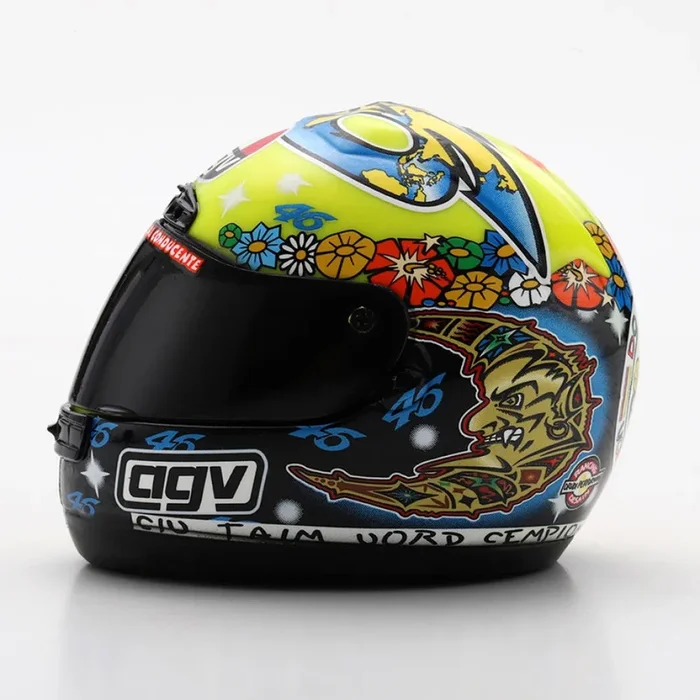 VR46 Mini Helmet Brazil 1999