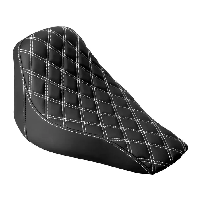 White Diamond Solo Seat For Harley Softail Rocker C FXCWC ‘08-’17 Breakout FXSB ‘13