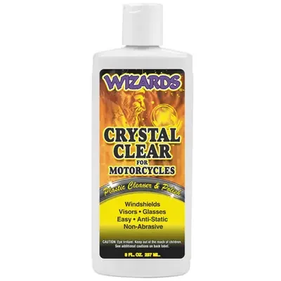 Wizards Crystal Clear Plastic Cleaner and Polish 8 oz
