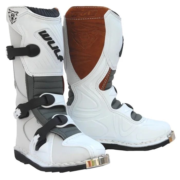 Wulfsport Cub LA Kids Boots – White